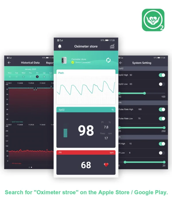 Bluetooth happisaturaatiomittari HealthTree - Image 3